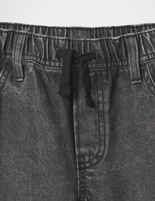 Kids Pull-On Loose Denim Shorts