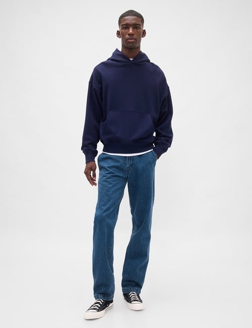 STRAIGHT FIT MED WASH TROUSER