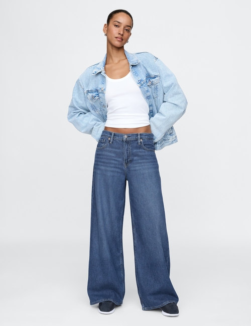 Mid Rise UltraSoft Baggy Jeans