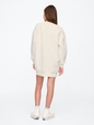 Kids Gap Logo Sherpa Sweatshirt Dress