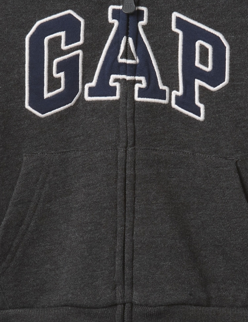 babyGap Relaxed Logo Zip Hoodie