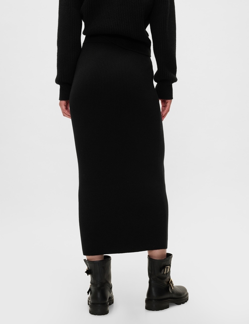 CashSoft Rib Maxi Sweater Skirt