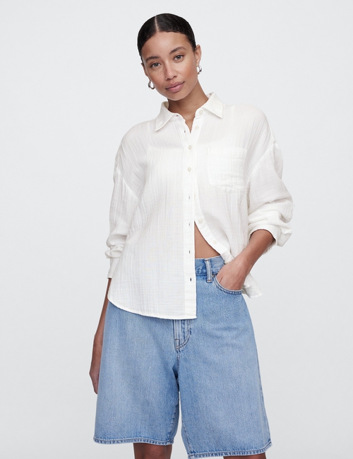 Gauze Big Shirt