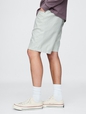 Linen-Cotton Easy Shorts
