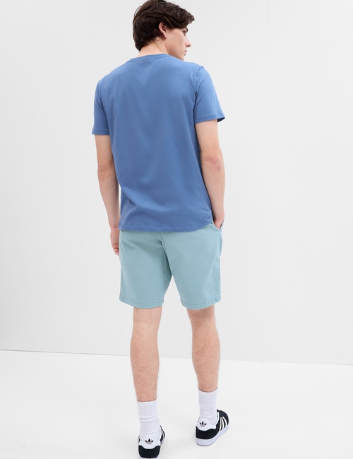 10" Essential Khaki Shorts with Washwell