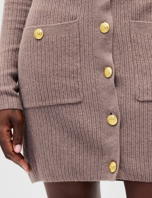 CashSoft Rib Pocket Mini Sweater Dress