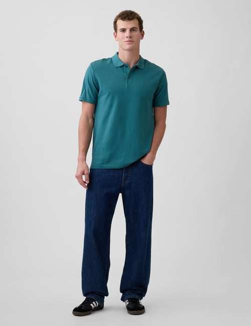 Stretch Pique Polo Shirt