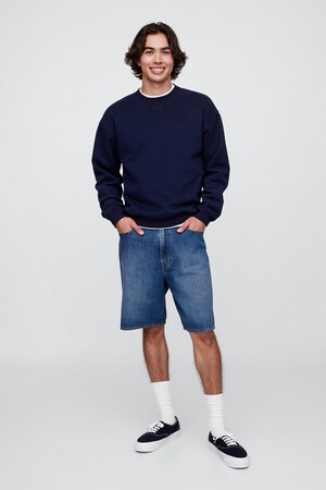 9" SuperSoft Loose Denim Shorts