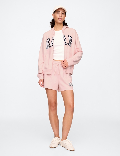 Relaxed Gap Logo Zip Hoodie
