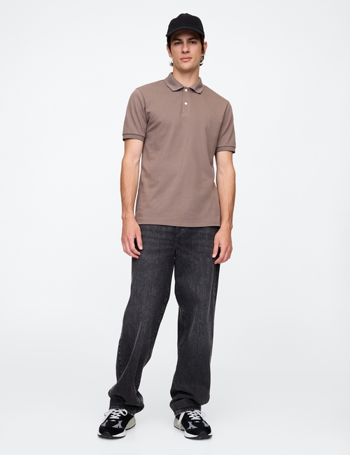 Stretch Pique Polo Shirt