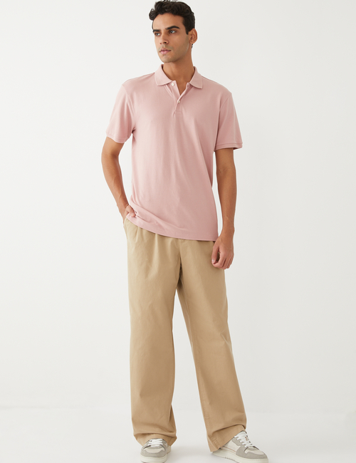 Stretch Pique Polo Shirt