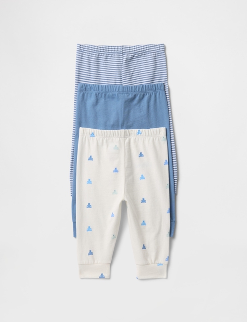 Baby First Favorites Organic Cotton Pull-On Pants (3-Pack)