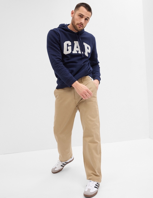 GapFlex Essential Khakis in Loose Fit with Washwell