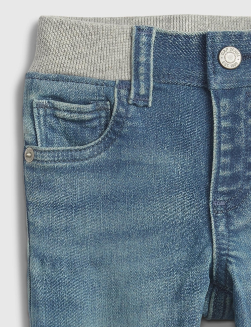 Baby Knit-Denim Slim Jeans