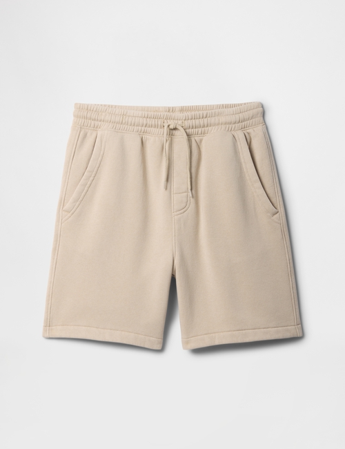 Kids Washed-Fleece Pull-On Shorts
