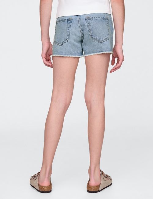 Kids Low Rise Stride Denim Shorts