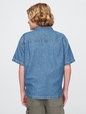 Kids Logo Denim Shirt