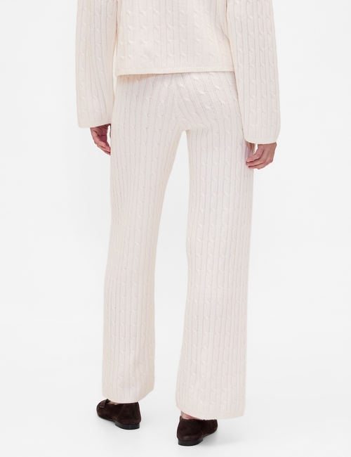 CASHSOFT CABLE PANT