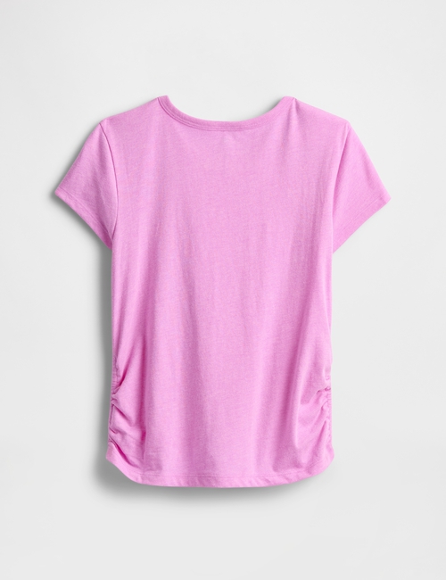 Kids Ruched Gap Logo T-Shirt