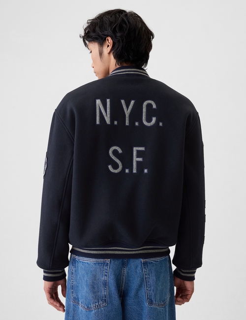 Wool Bomber Jacket