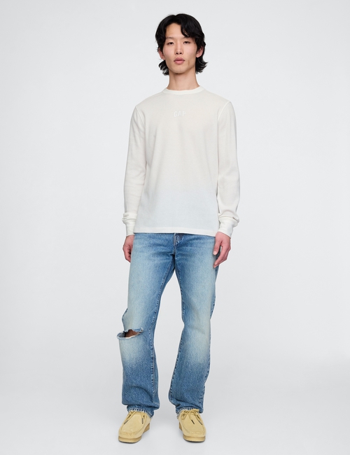 Gap Logo Waffle-Knit T-Shirt