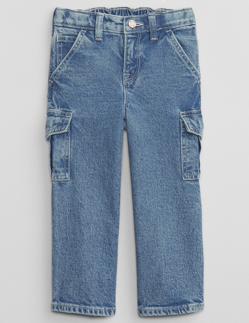 babyGap Wide-Leg Cargo Jeans