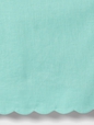 Kids Linen-Cotton Scalloped Top