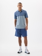 Gap Logo Colorblock Pique Polo Shirt