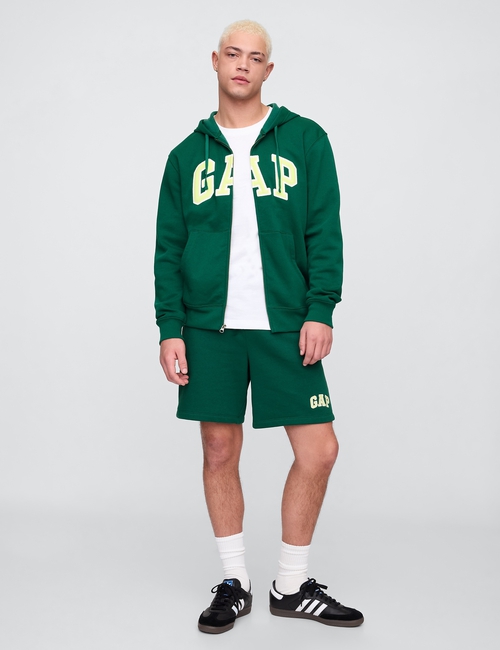 Relaxed Gap Logo Zip Hoodie