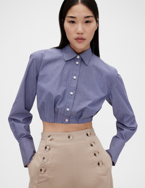 GapStudio Poplin Cropped Shirt