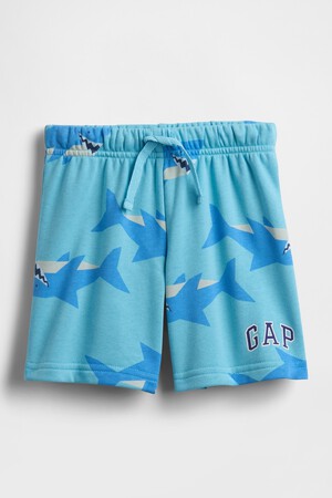 babyGap Relaxed French Terry Logo Pull-On Shorts