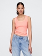 Rib Scoop Tank Top