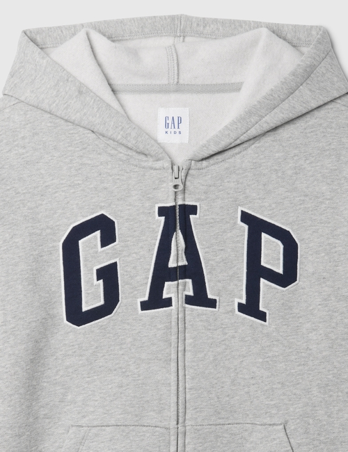 Kids Relaxed Gap Logo Zip Hoodie