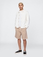 Pleated Khaki Shorts