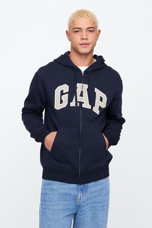 Logo Fleece Zip Hoodie