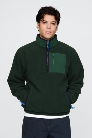 Sherpa Half-Zip Pullover