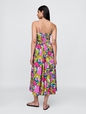 Floral V-Neck Midi Dress