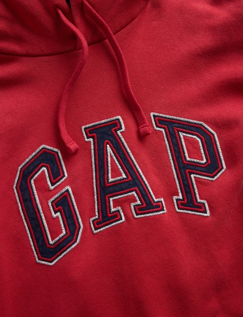 VintageSoft Relaxed Logo Hoodie