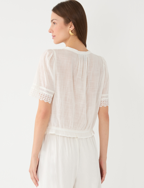 Lace-Trim Shirt