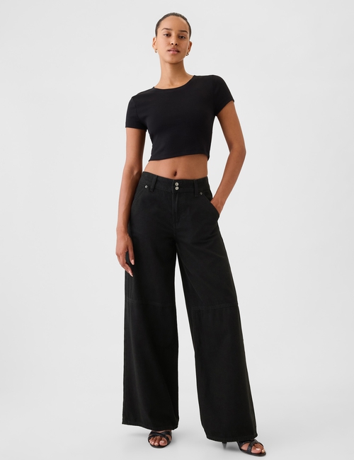 Mid Rise UltraSoft Baggy Jeans