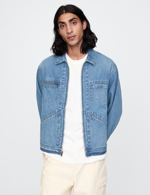 ZIP FRONT SHIRT JKT