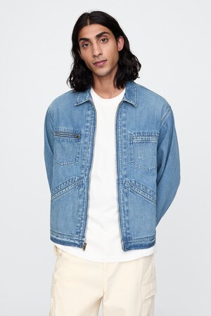ZIP FRONT SHIRT JKT