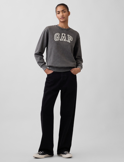 VintageSoft Gap Logo Tunic Sweatshirt