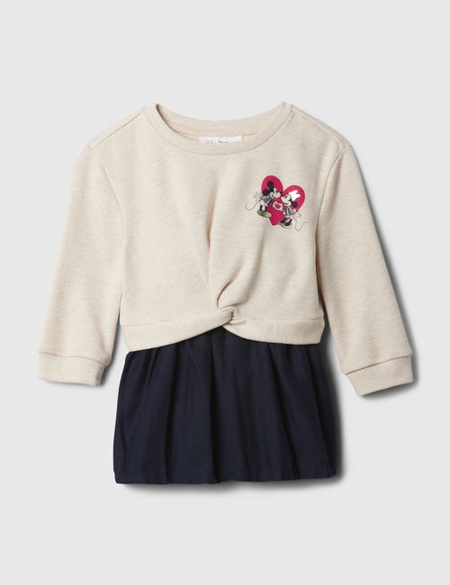 babyGap | Disney Twist-Front Sweatshirt Dress