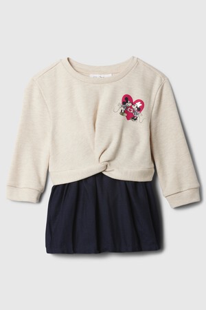 babyGap | Disney Twist-Front Sweatshirt Dress