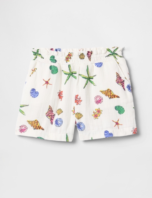 Baby & Toddler Crinkle Gauze Pull-On Shorts