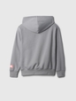 GapKids &#124 Relaxed Marvel Spider-Man Logo Hoodie