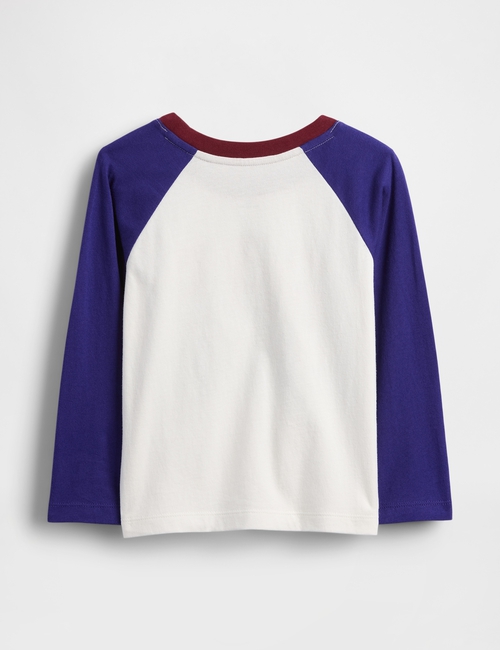 V-FRCH LS LOGO RAGLAN T