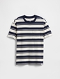 Kids Everyday Soft Stripe Pocket T-Shirt