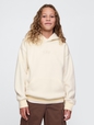 Kids Relaxed Gap Mini Logo Polar Fleece Hoodie